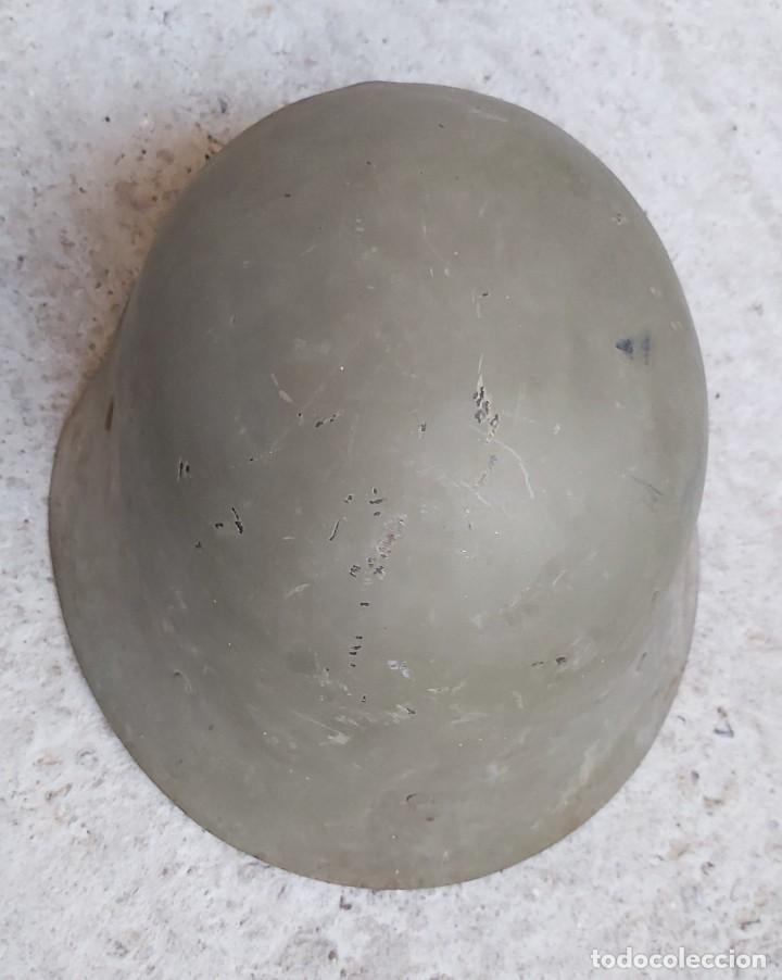 Militaria: Casco modelo 26 con chapa regimental interior - Foto 2