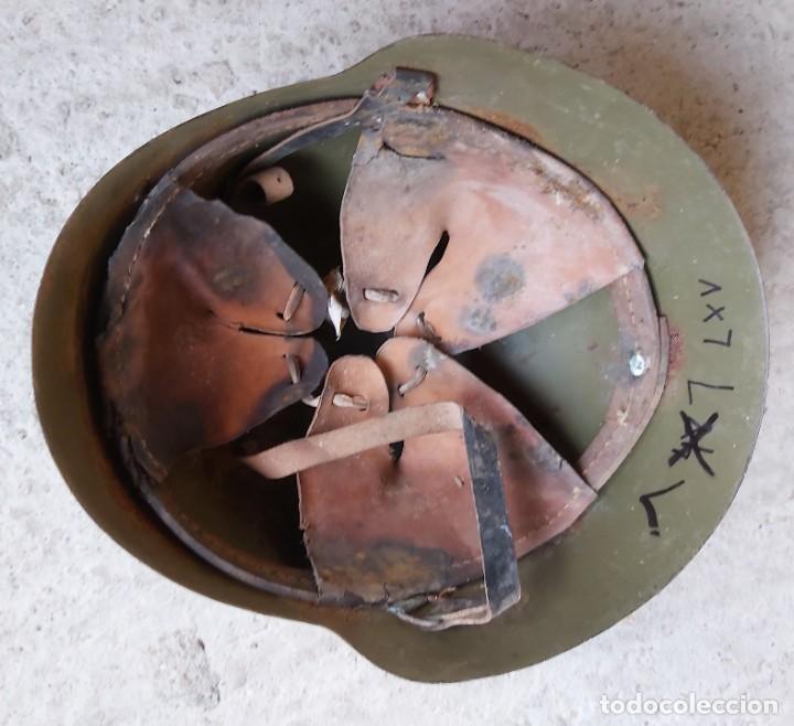 Militaria: Casco espa&ntilde;ol ala corta - Foto 3
