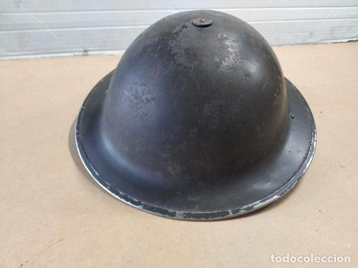 Militaria: CASCO MILITAR INGL&Eacute;S - Foto 3