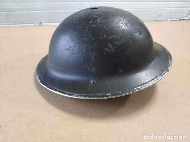 Militaria: CASCO MILITAR INGL&Eacute;S - Foto 4