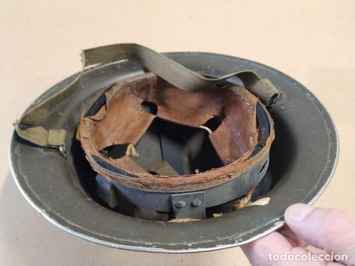 Militaria: CASCO MILITAR INGL&Eacute;S - Foto 7