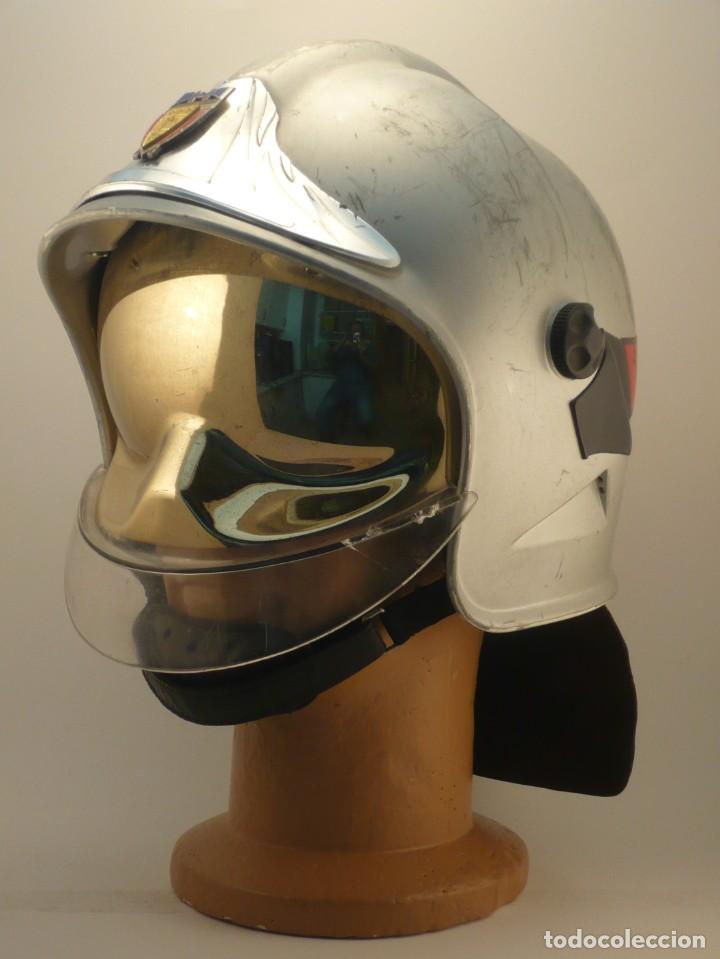 Militaria: casco de bombero Franc&eacute;s modelo Gallet - Foto 2