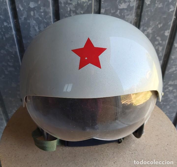 Militaria: Casco de piloto sovi&eacute;tico - Foto 2