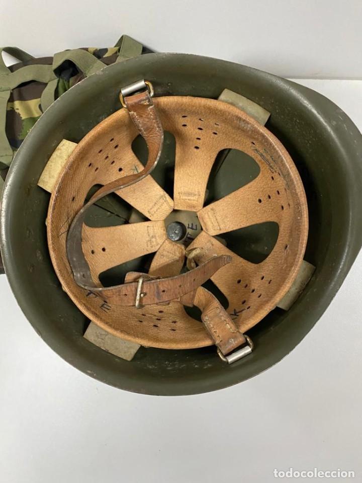 Militaria: CASCO MILITAR CON FUNDA - Foto 5