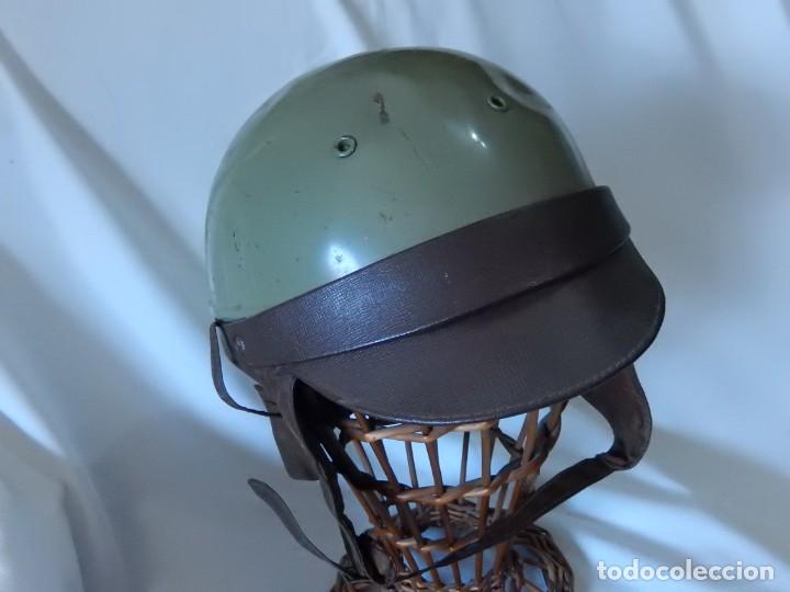 Militaria: Casco de motorista. Sin m&aacute;s datos. - Foto 4