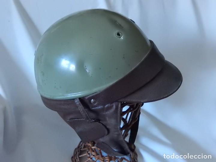 Militaria: Casco de motorista. Sin m&aacute;s datos. - Foto 5