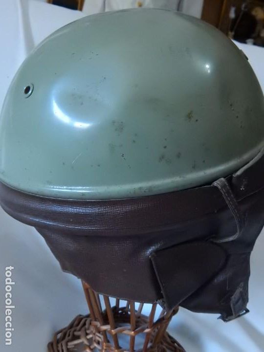 Militaria: Casco de motorista. Sin m&aacute;s datos. - Foto 7