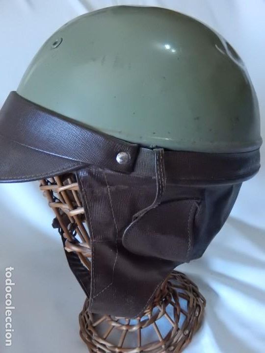 Militaria: Casco de motorista. Sin m&aacute;s datos. - Foto 10