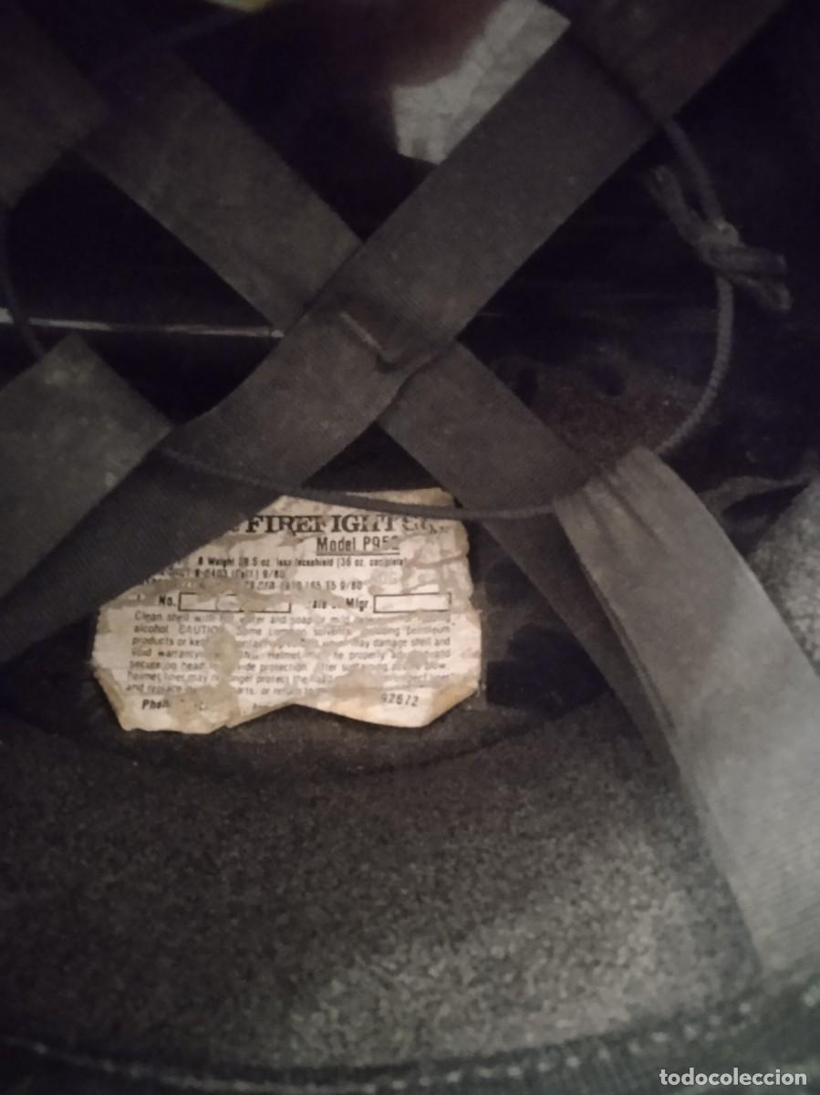 Militaria: Casco de bombero antiguo - Foto 3