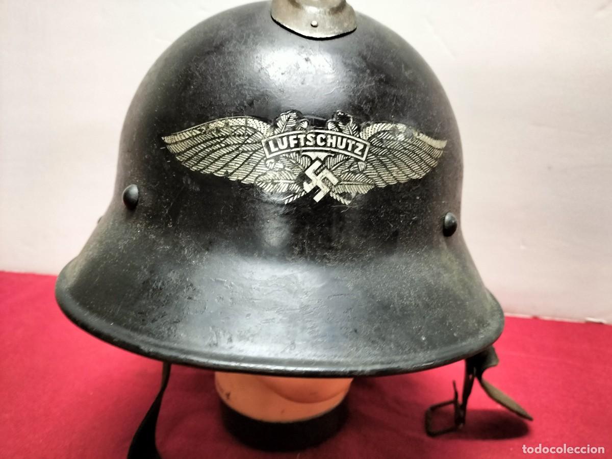 Militaria: casco aleman luftschutz - Foto 3