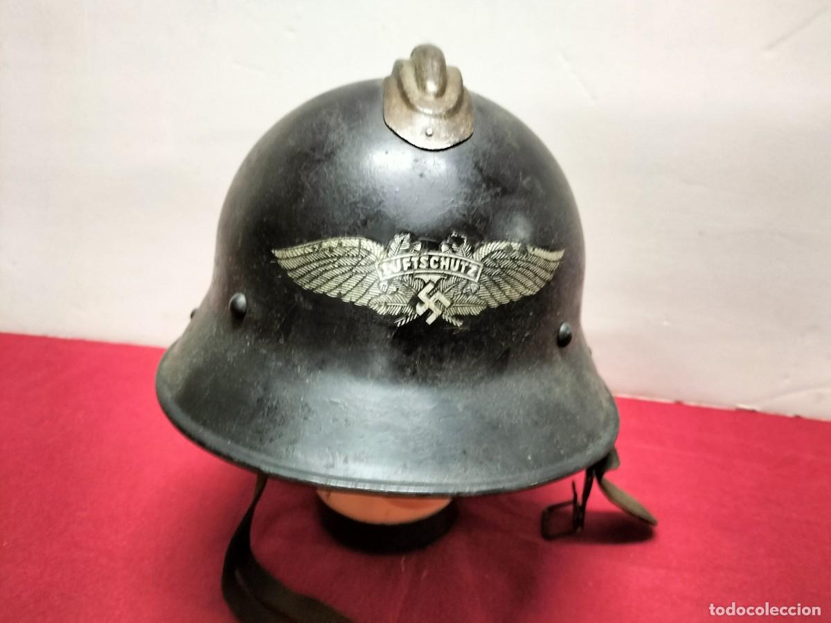 Militaria: casco aleman luftschutz - Foto 4