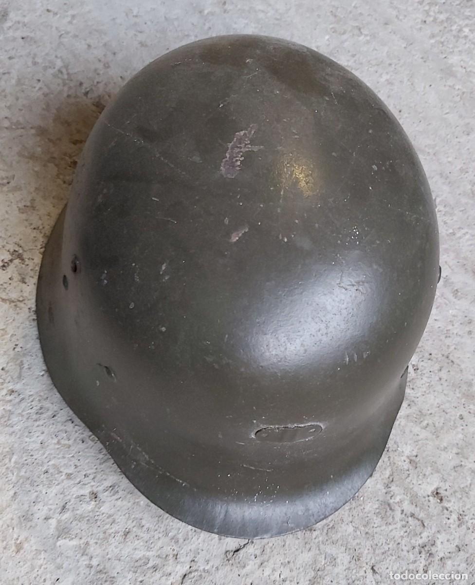 Militaria: Casco Z verde, interior primer modelo - Foto 8