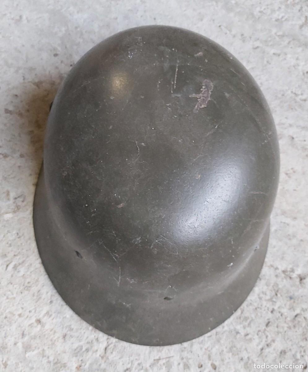 Militaria: Casco Z verde, interior primer modelo - Foto 7