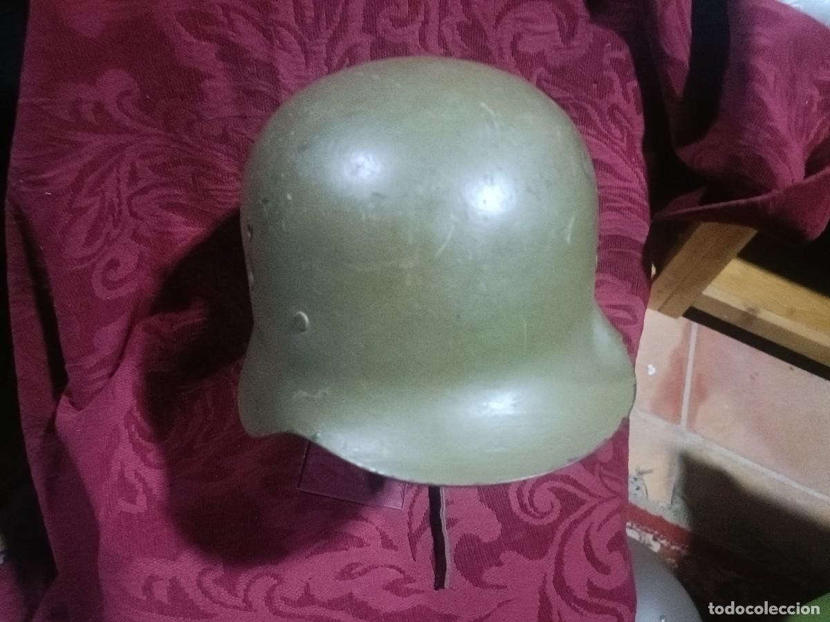 Militaria: Antiguo casco del ej&eacute;rcito espa&ntilde;ol - Foto 4