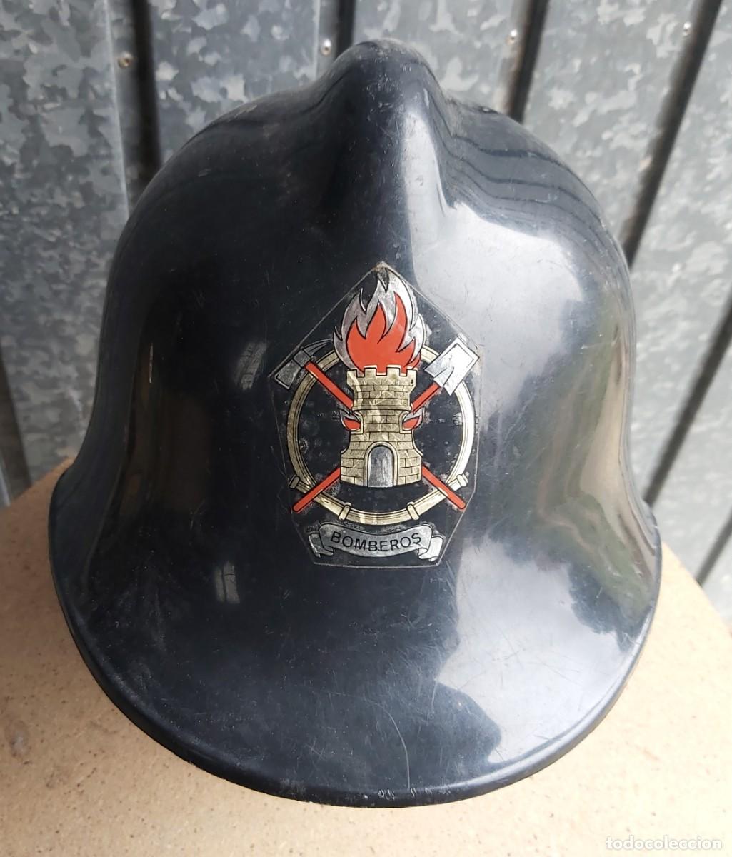Militaria: Casco de Bomberos, sin talla - Foto 1