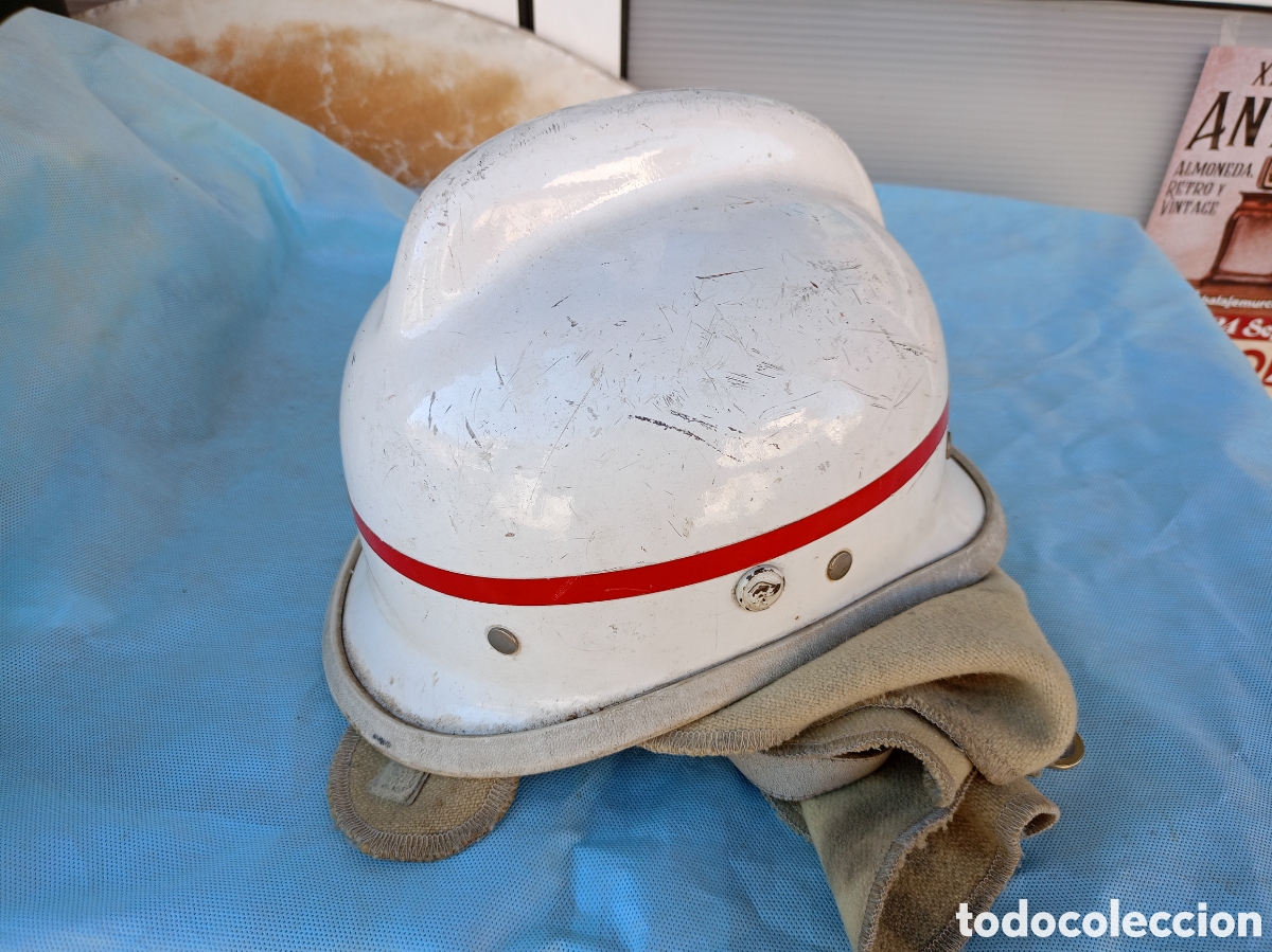 Militaria: CASCO DE BOMBEROS INNOVA 2000 - Foto 2