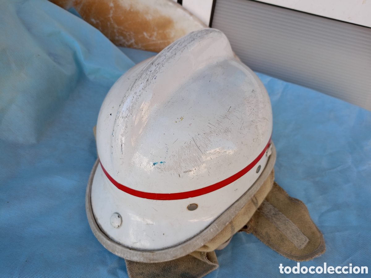 Militaria: CASCO DE BOMBEROS INNOVA 2000 - Foto 5