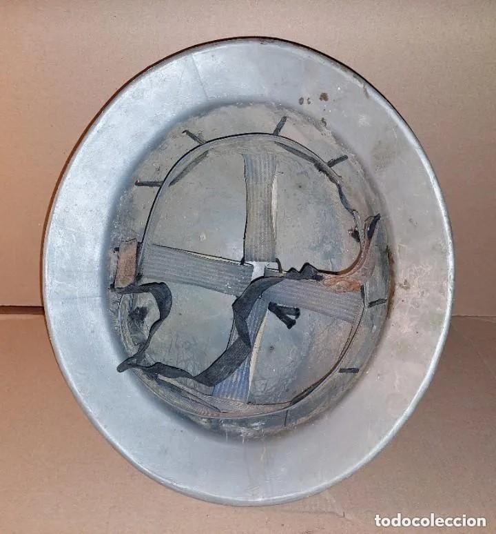 Militaria: ANTIGUO CASCO DE PLATAFORMA PETROL&Iacute;FERA - Foto 2