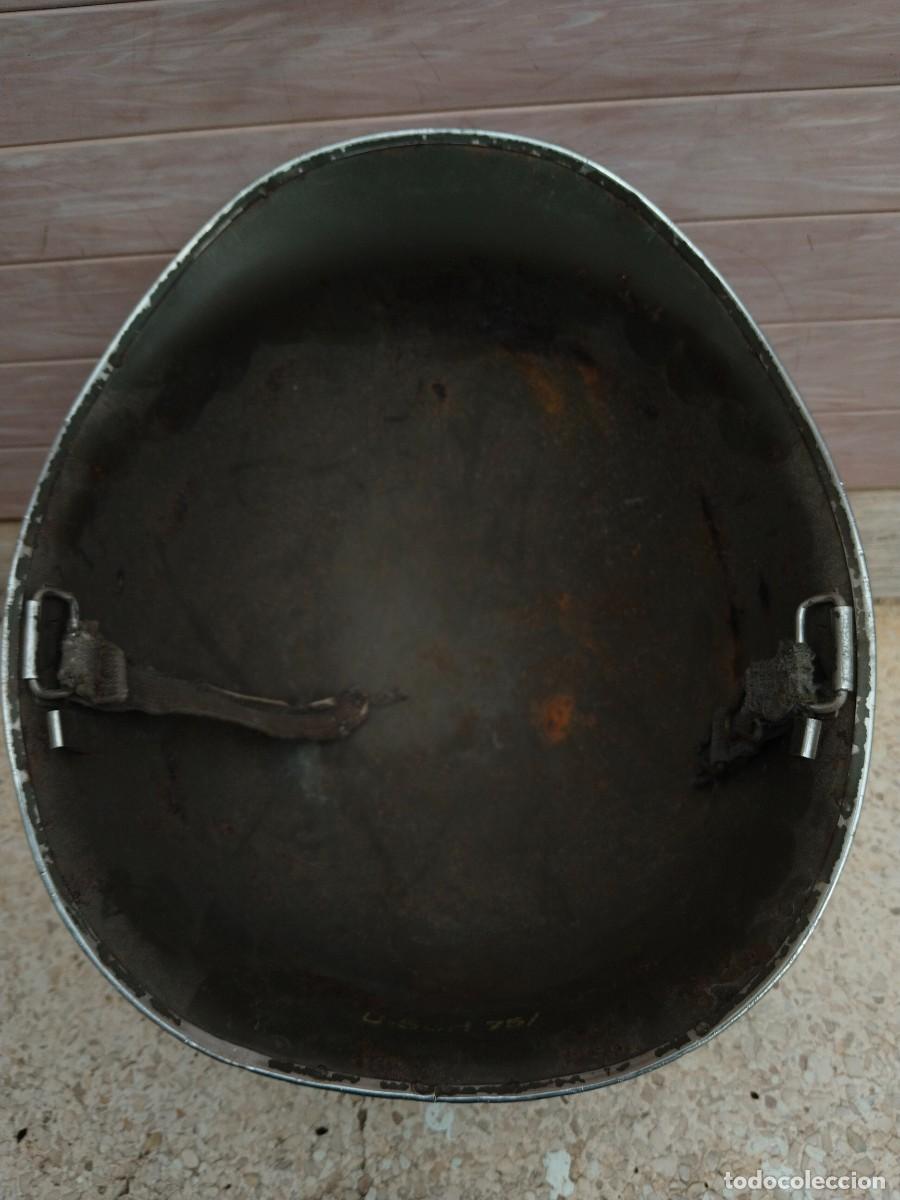 Militaria: CASCO MODELO AMERICANO CON MARCAJE EN EL INTERIOR - Foto 6