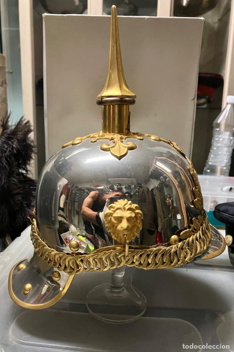 Militaria: Casco de gala de estado mayor - Foto 4