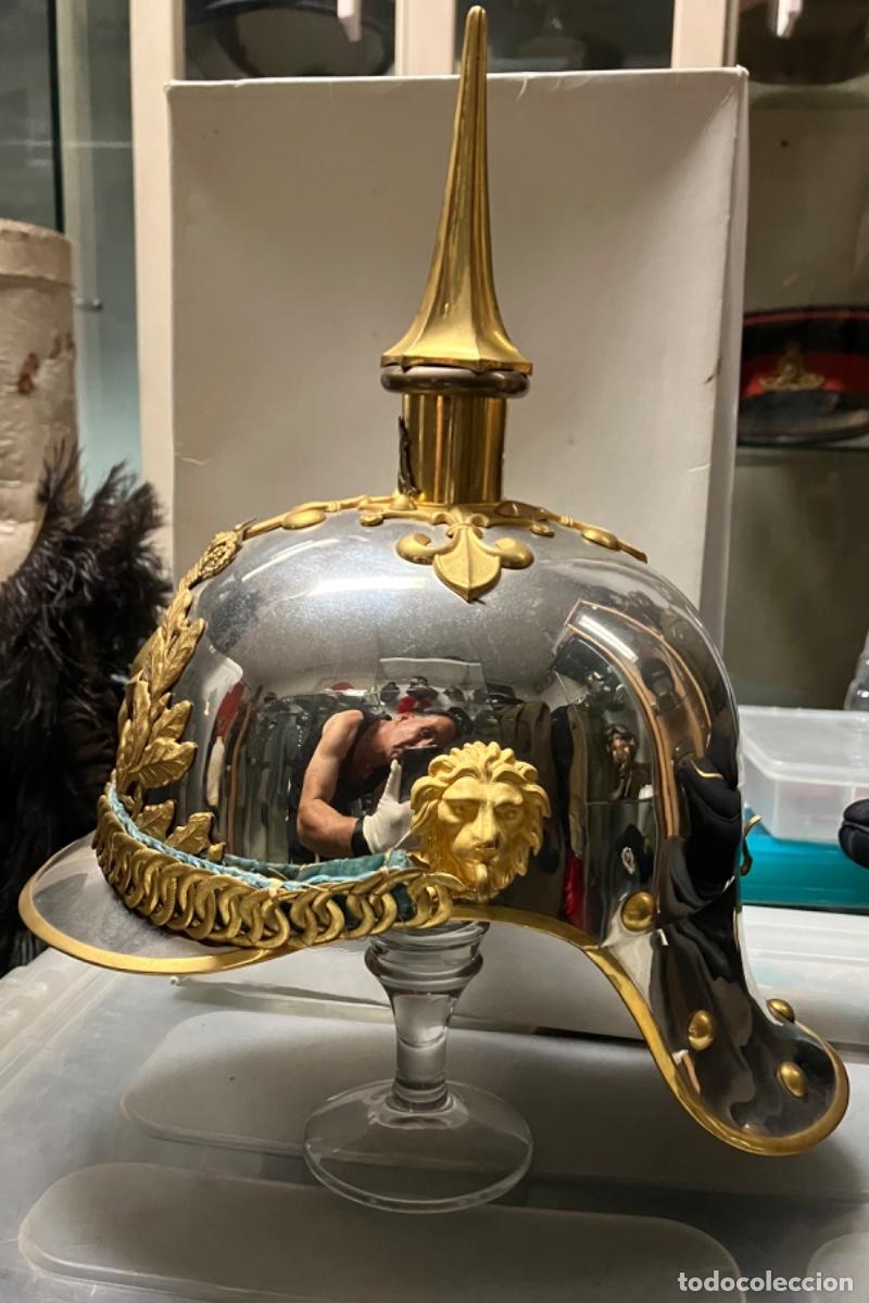 Militaria: Casco de gala de estado mayor - Foto 6