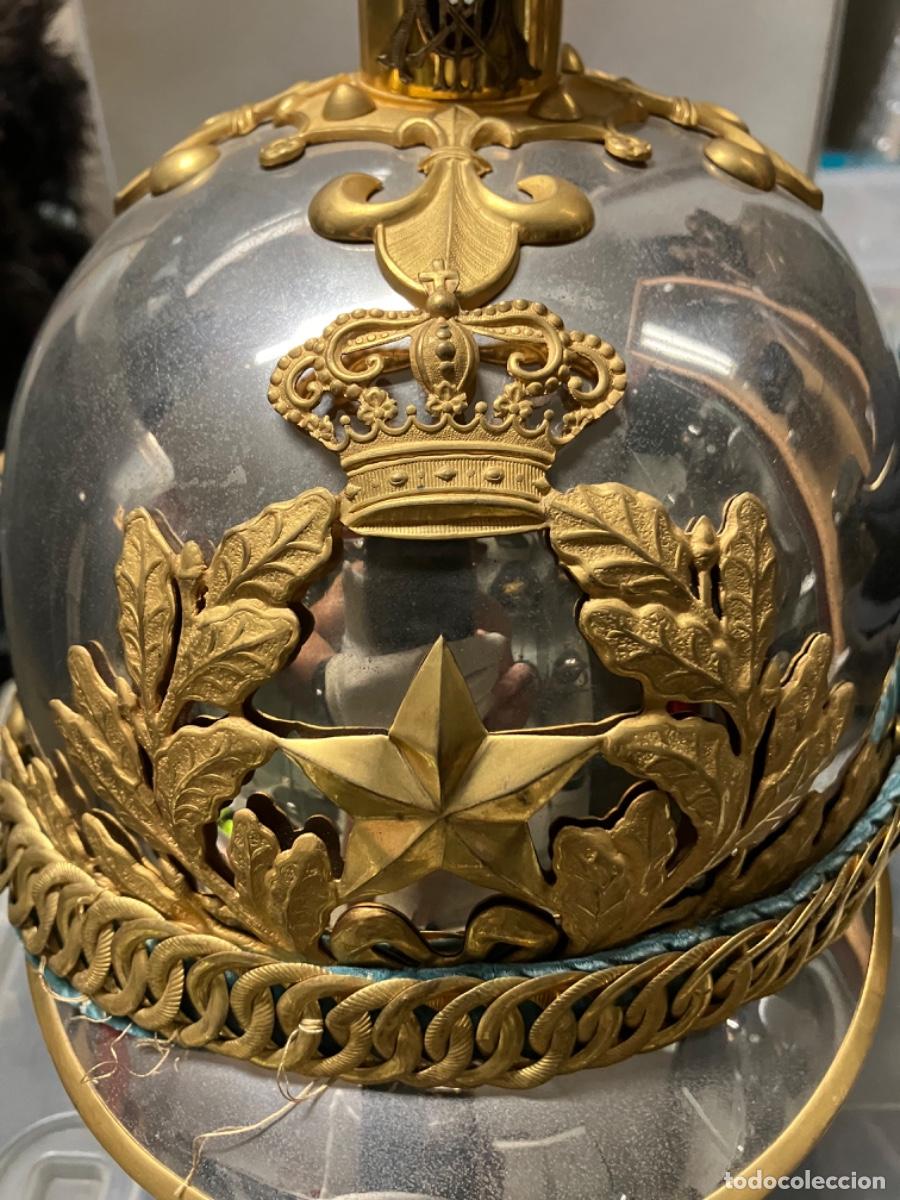 Militaria: Casco de gala de estado mayor - Foto 7