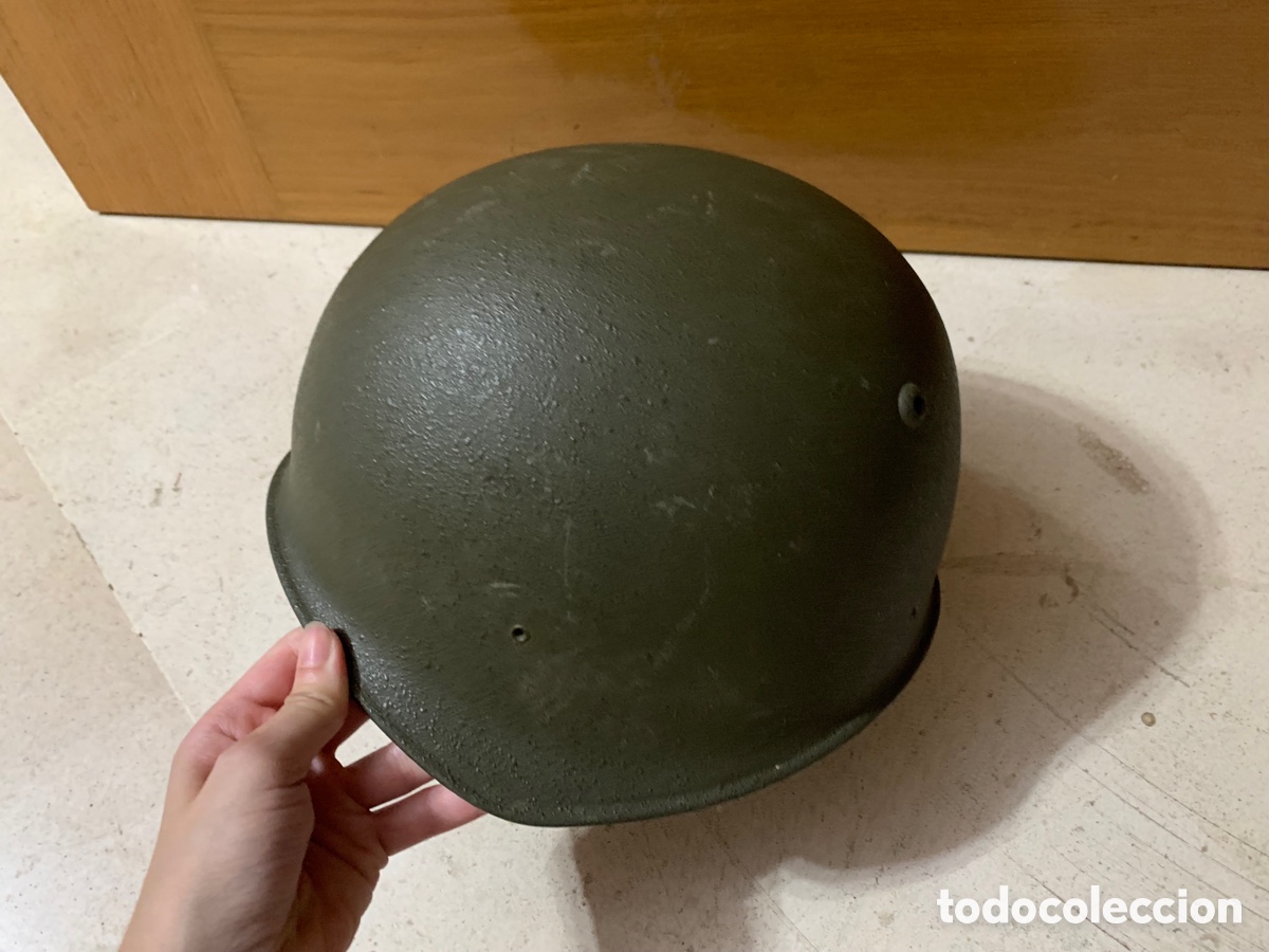 Militaria: ANTIGUO CASCO SUIZO MODELO 71 - 79 - Foto 3