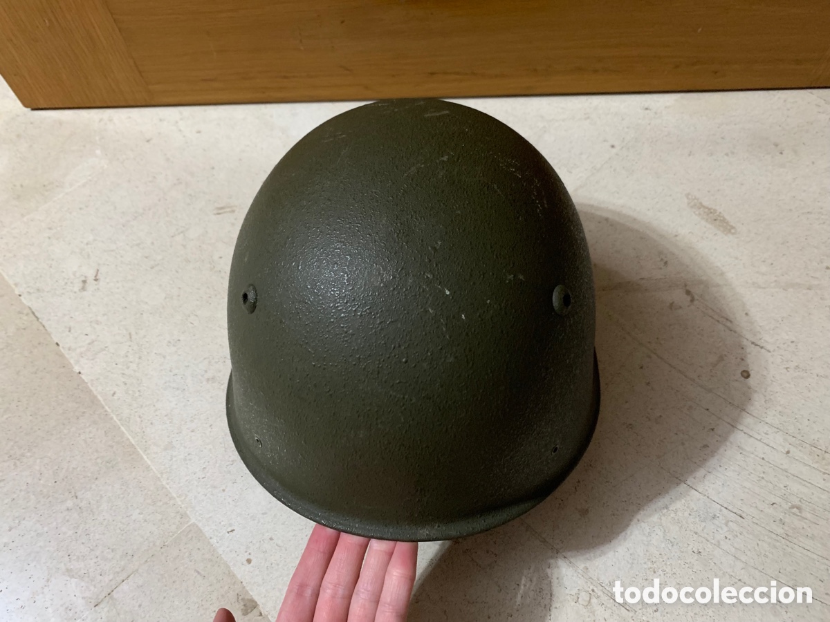 Militaria: ANTIGUO CASCO SUIZO MODELO 71 - 79 - Foto 4