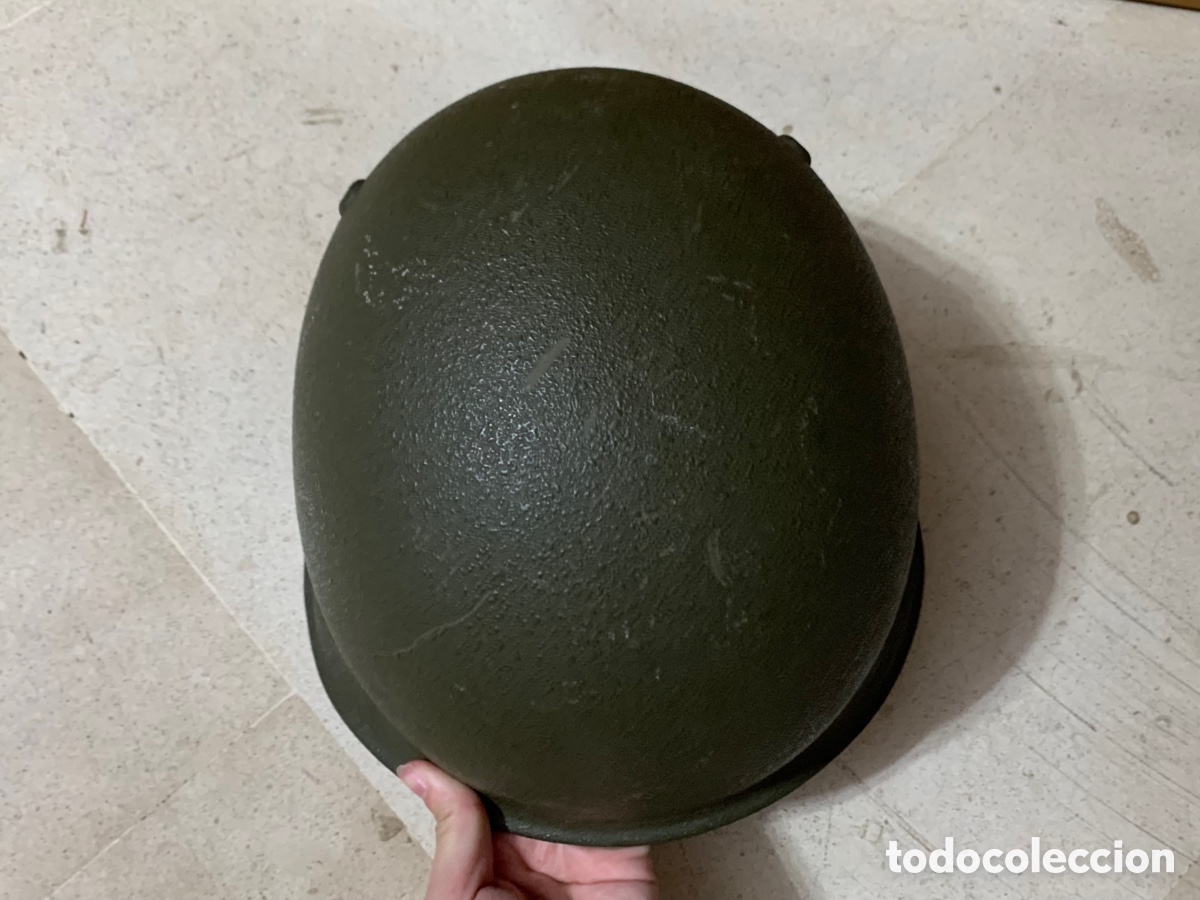 Militaria: ANTIGUO CASCO SUIZO MODELO 71 - 79 - Foto 5