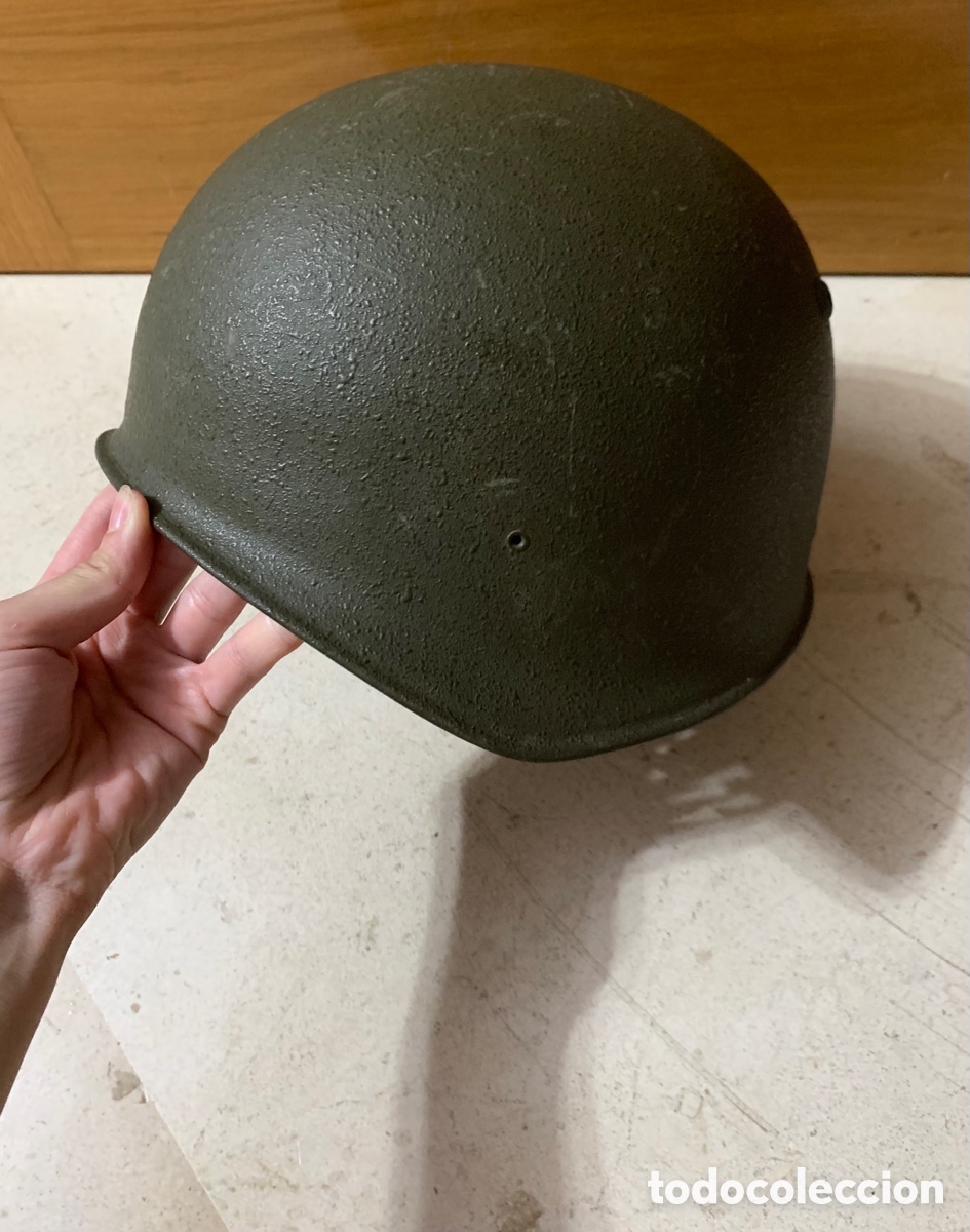 Militaria: ANTIGUO CASCO SUIZO MODELO 71 - 79 - Foto 2