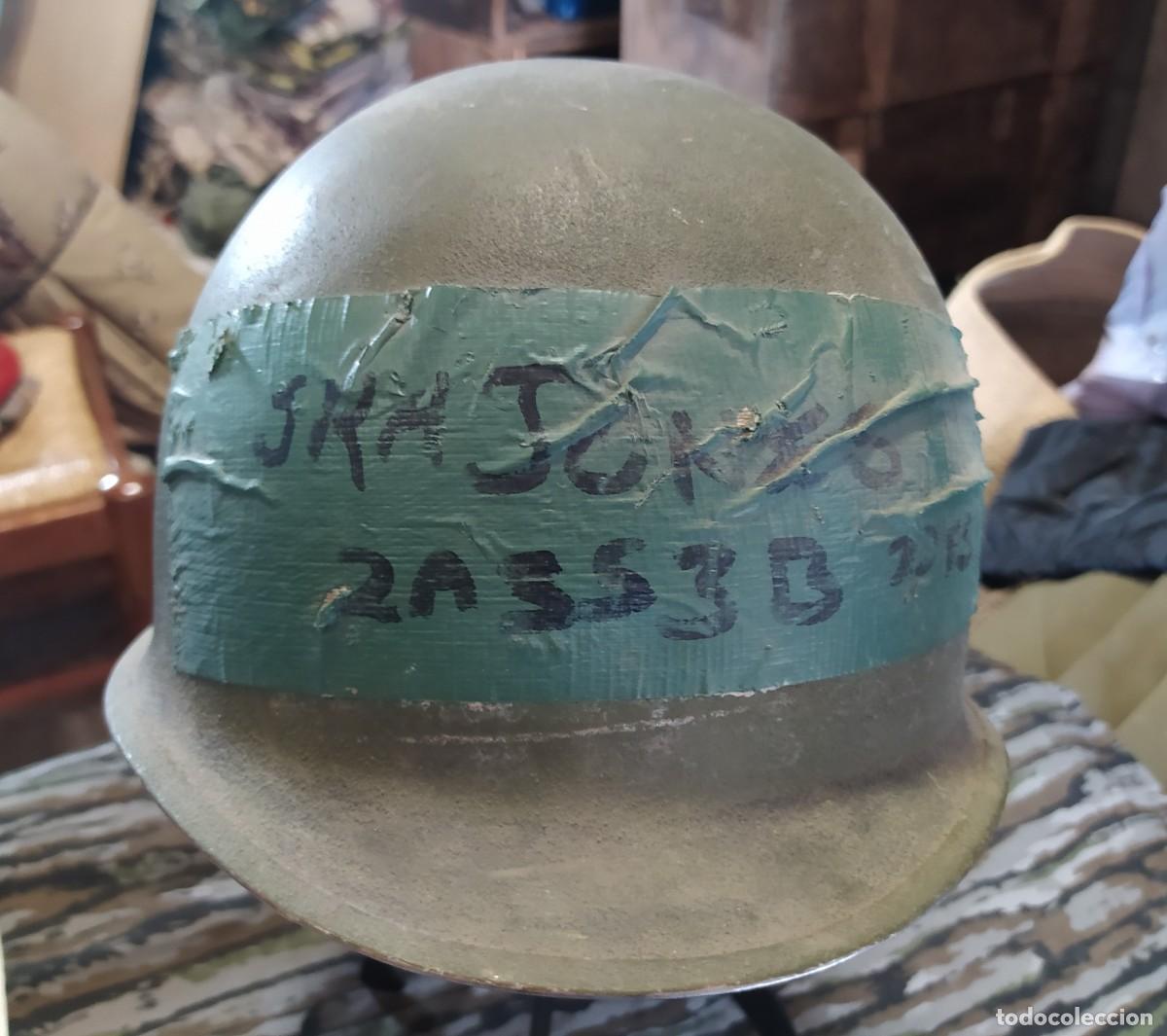Militaria: Casco decorado, USA. - Foto 1