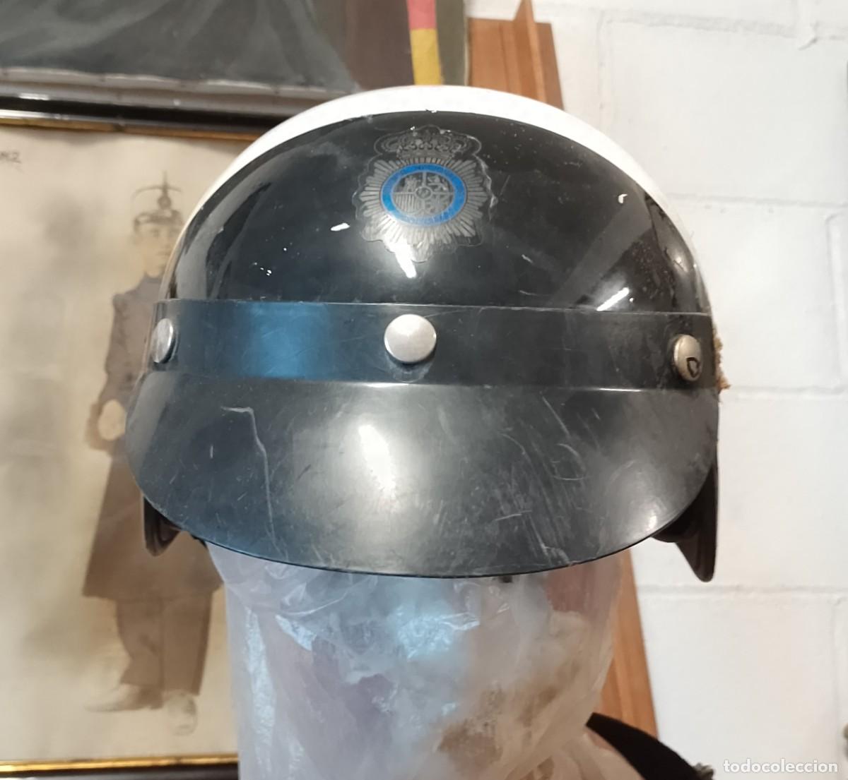 Militaria: Casco de motorista PM - Foto 1
