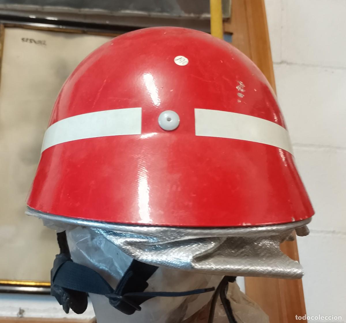Militaria: Casco de bombero con cable jack o similar - Foto 4