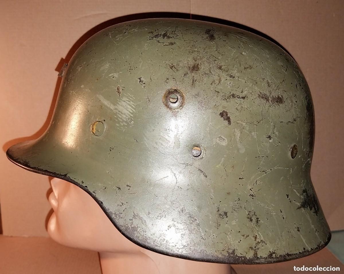 Militaria: EJ&Eacute;RCITO ESPA&Ntilde;OL. CASCO ALEM&Aacute;N MODELO 35 - Foto 3