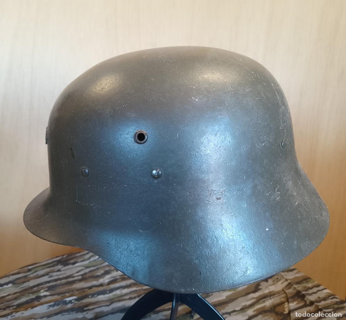 Militaria: Casco Z verde, interior primer modelo - Foto 2
