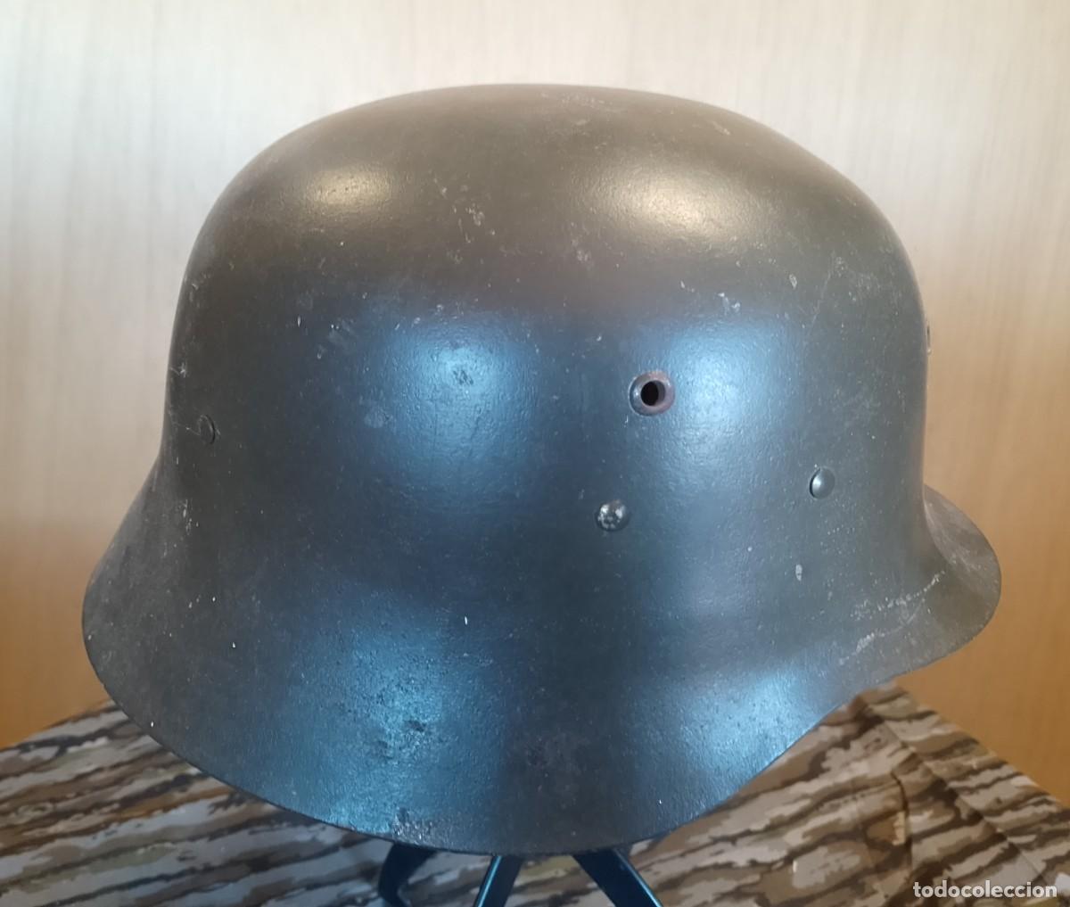 Militaria: Casco Z verde, interior primer modelo - Foto 4