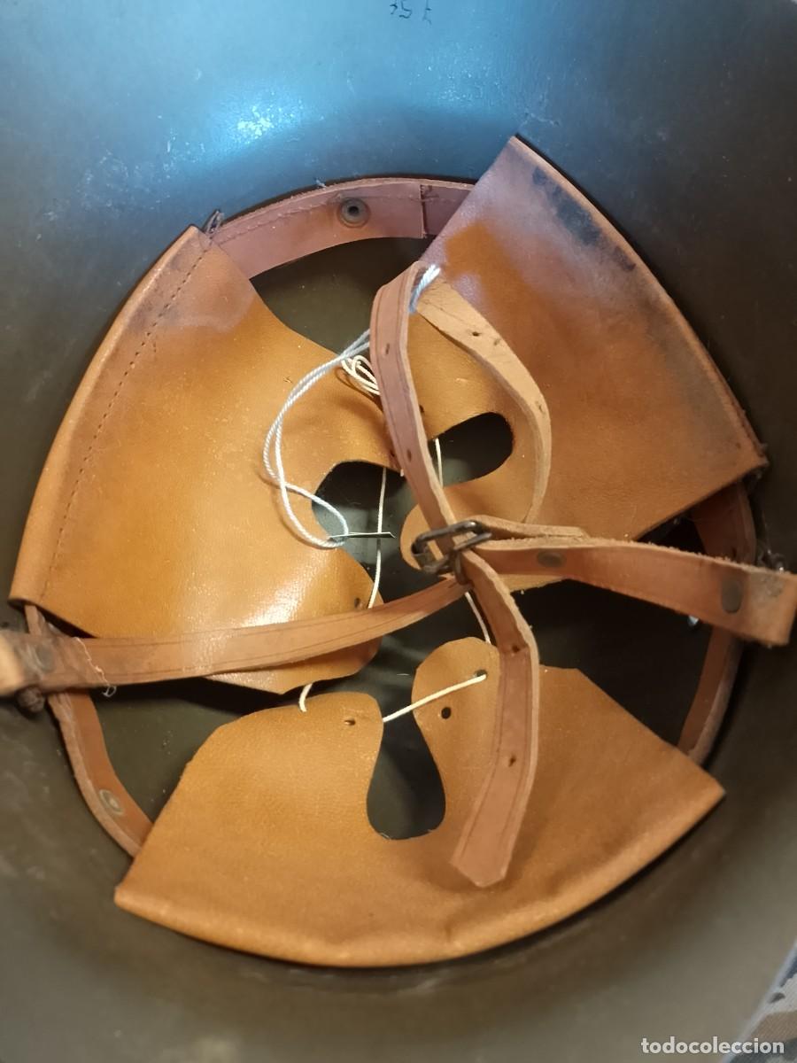 Militaria: Casco Z verde, interior primer modelo - Foto 10