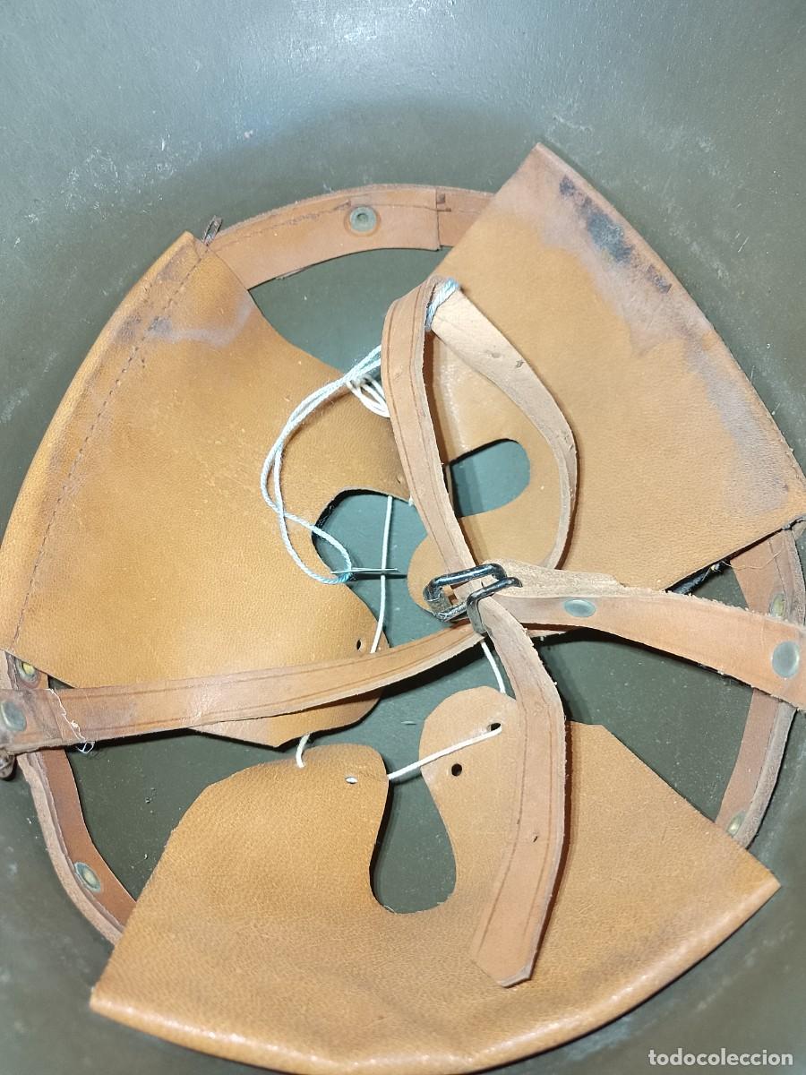 Militaria: Casco Z verde, interior primer modelo - Foto 11