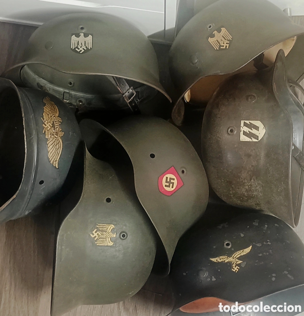 Militaria: casco alem&aacute;n M40 y M42 SS - Foto 12