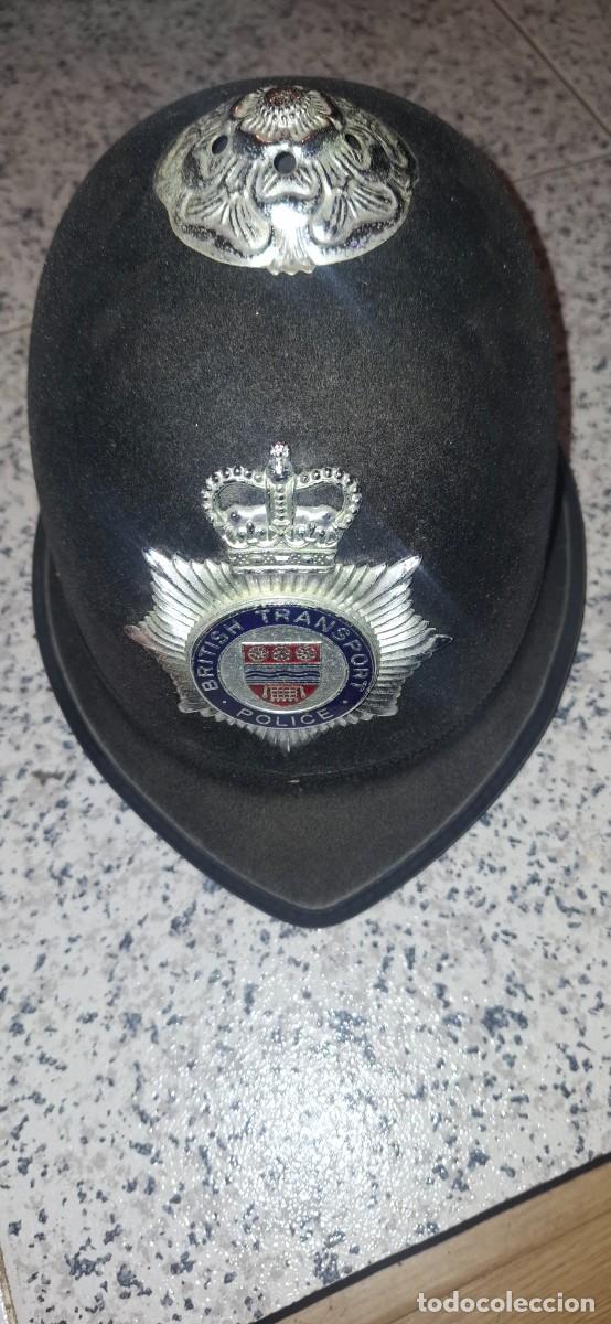 Militaria: Casco Bobby de la polic&iacute;a - Foto 1