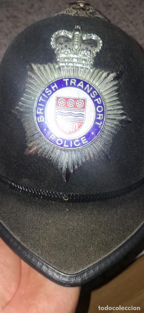 Militaria: Casco Bobby de la polic&iacute;a - Foto 2