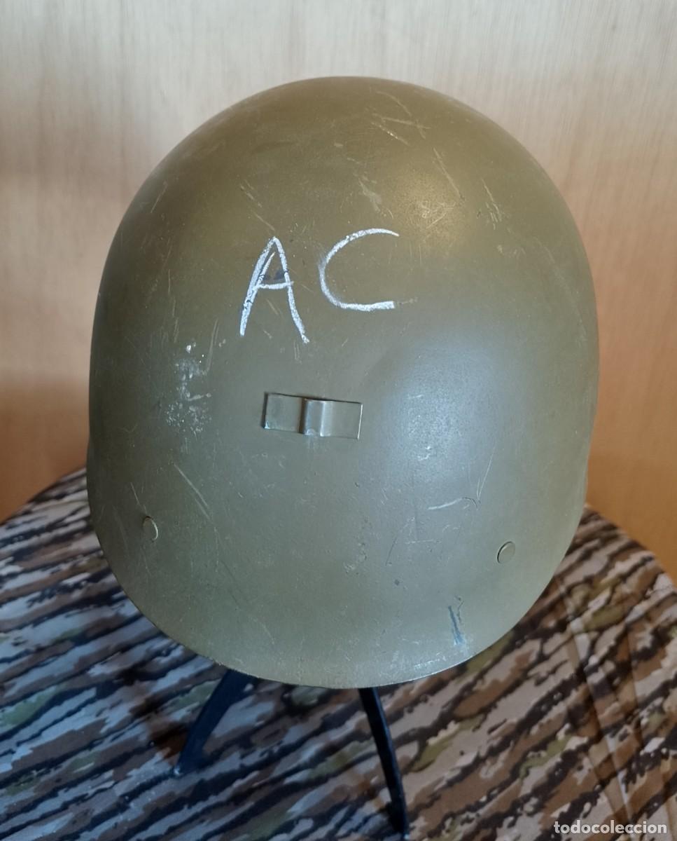 Militaria: Casco espa&ntilde;ol, modelo ala corta - Foto 1