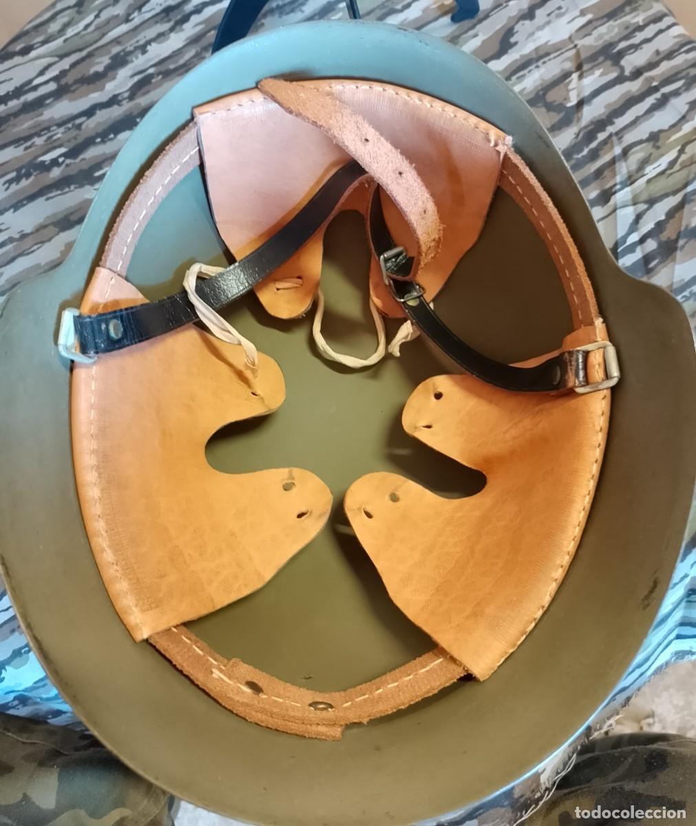 Militaria: Casco espa&ntilde;ol, modelo ala corta - Foto 5