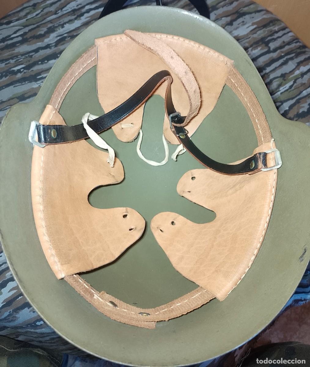 Militaria: Casco espa&ntilde;ol, modelo ala corta - Foto 6