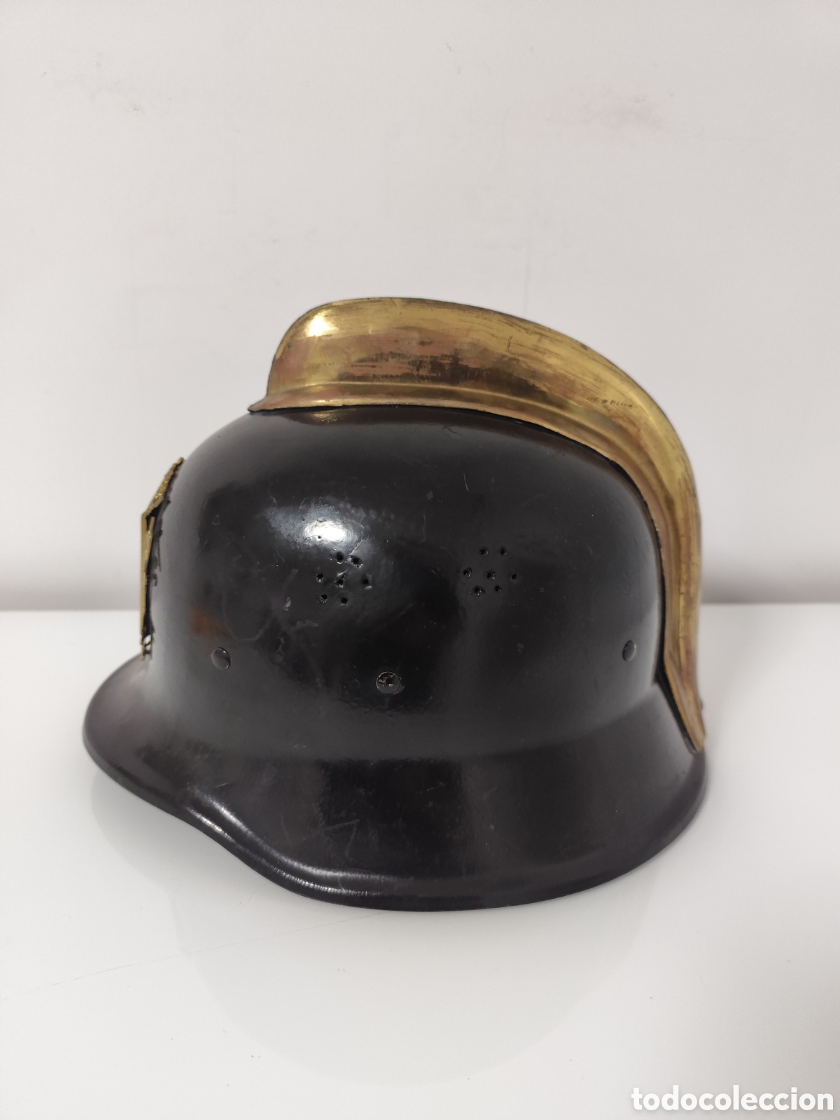 Militaria: Casco bomberos ayuntamiento de Madrid. - Foto 4