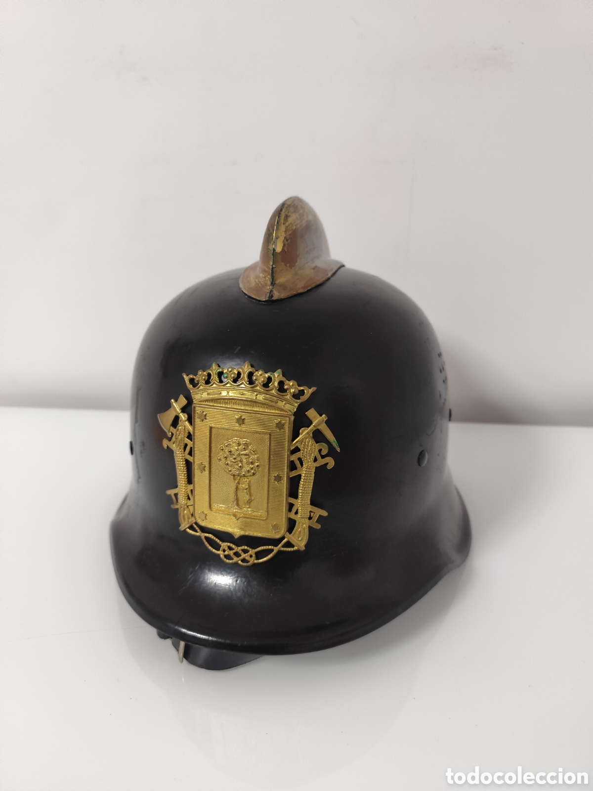 Militaria: Casco bomberos ayuntamiento de Madrid. - Foto 10