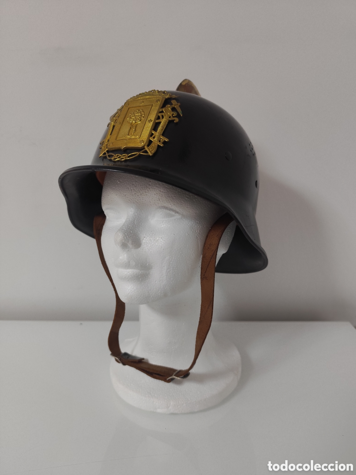 Militaria: Casco bomberos ayuntamiento de Madrid. - Foto 13