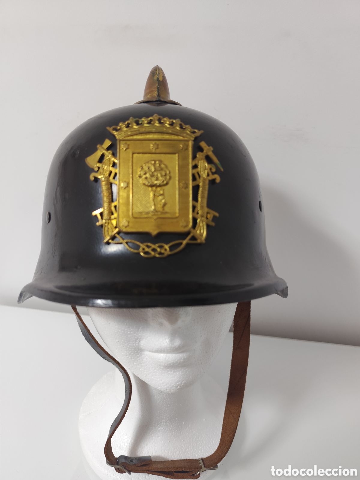 Militaria: Casco bomberos ayuntamiento de Madrid. - Foto 17