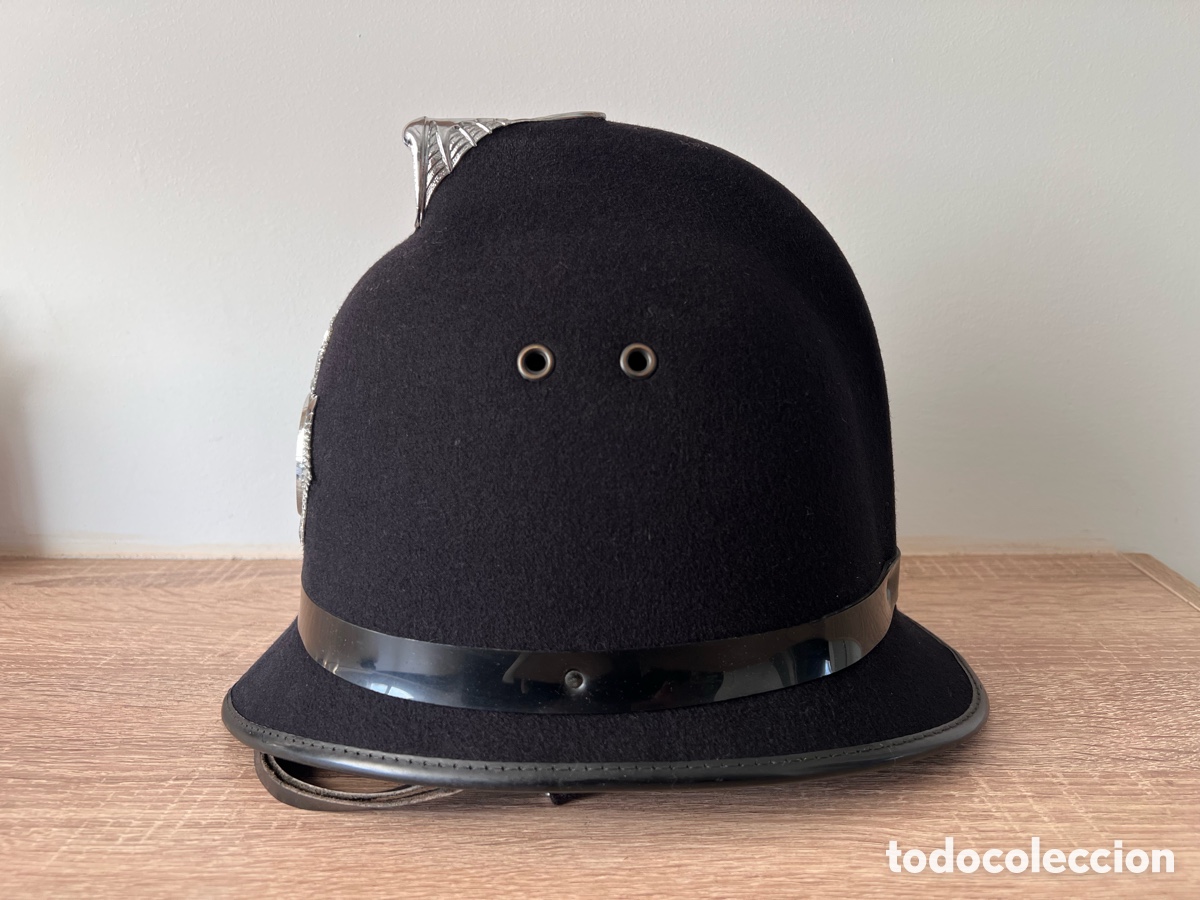 Militaria: Casco Bobby Polic&iacute;a Inglaterra - Foto 2
