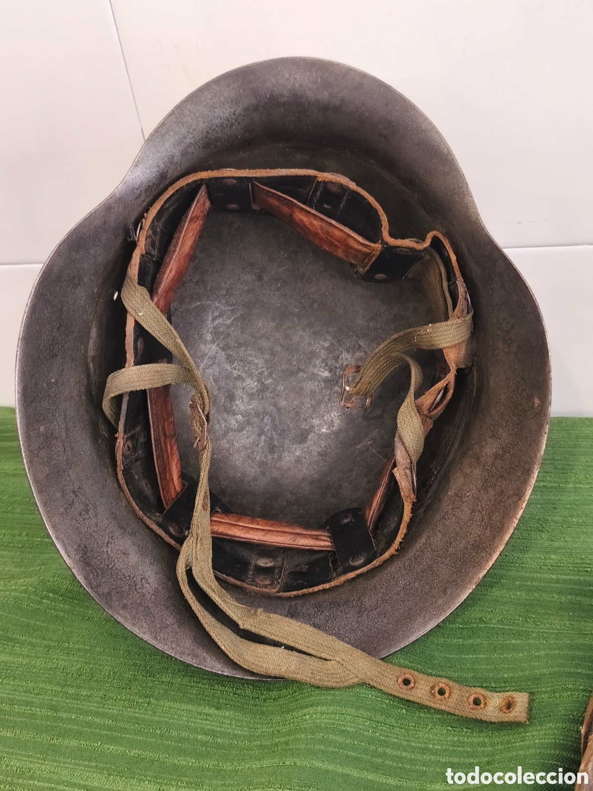 Militaria: Antiguo casco ejercito espa&ntilde;ol - Foto 4